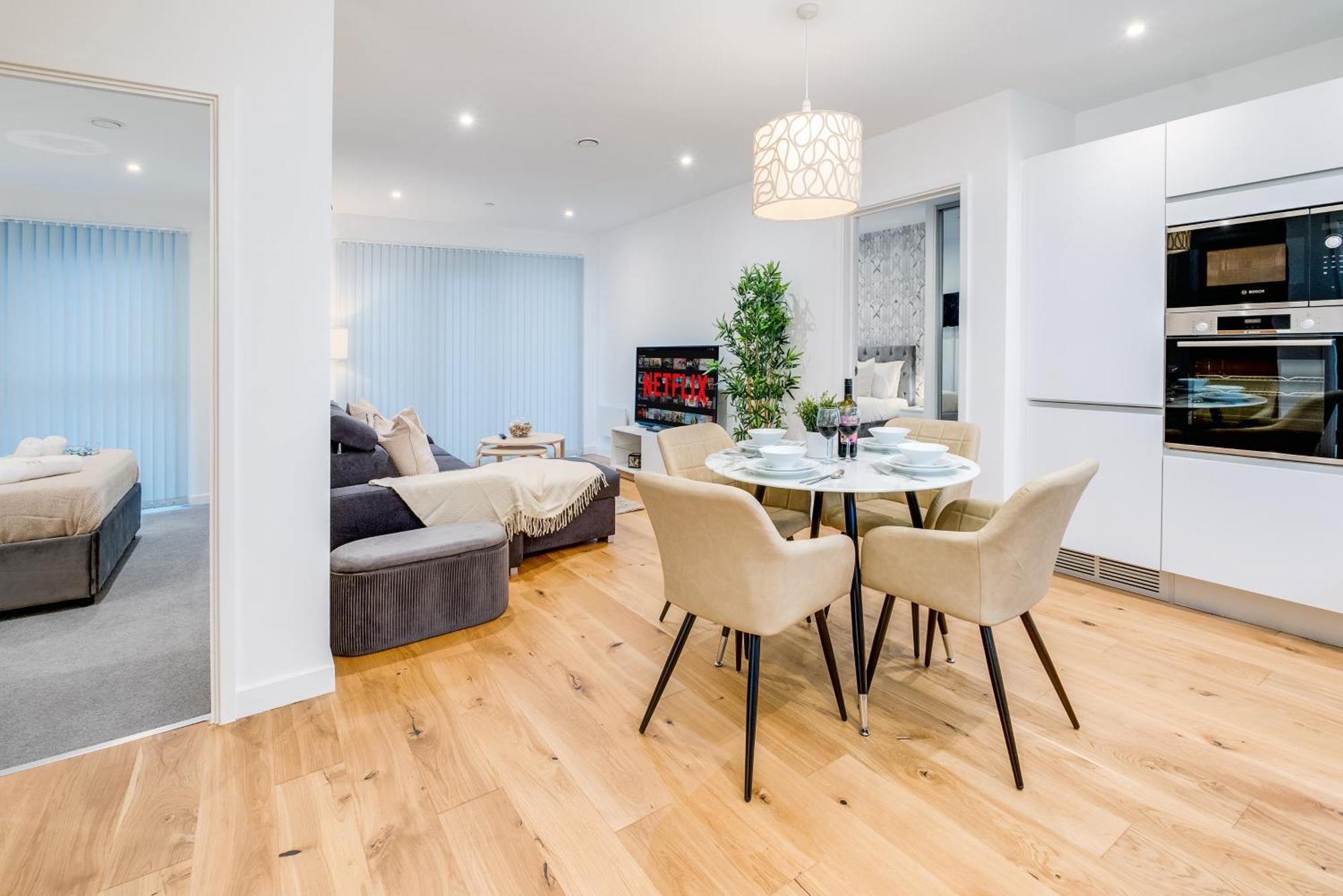 Pluxa Creme Opulence 5 Star Beautiful High End Apartment In Birmingham City Centre Exteriér fotografie